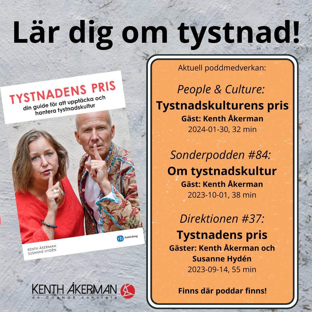 Poddsnack om tystnadskultur